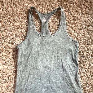 Nike light gray Dri-Fit tank top in Medium